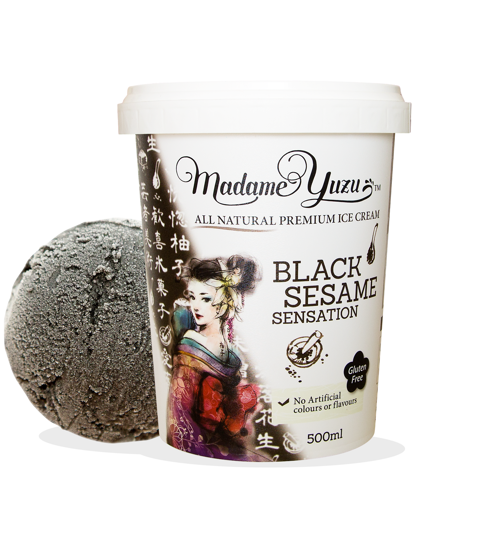 Black Sesame Ice Cream
